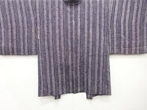 本総絞り　縞模様　長羽織